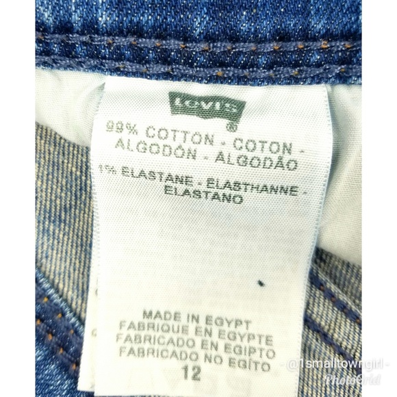 Vintage Levis 515 bermuda jean shorts 12 - Picture 7 of 8